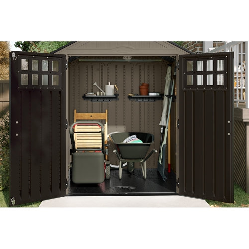 Remise Suncast - Everett 6 x 5 pi - Taupe foncé