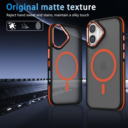 Étui pour iPhone 16 Plus, Étui pour iPhone 16 Plus Compatible avec MagSafe mat translucide antichoc Femmes Femmes d'étui protecteur pour iPhone 16