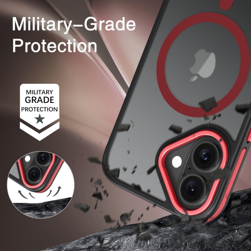 iPhone 16 Plus, Magnetic Compatible with Magsafe Military-Grade Protection Shockproof Anti-Scratch Phone Cover for Women for iPhone 16 Plus,