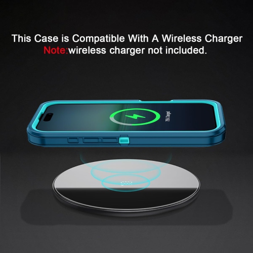 iPhone 16 Plus Case Shockproof Dust/Drop Proof 3-Layer Full Body Protection Without Screen Protector Rugged Heavy Duty Cover Case for Apple iPhone 16