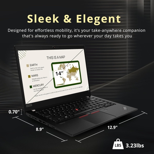 LENOVO ThinkPad T14 GEN 2 Laptop 14" FHD AMD RYZEN 7 PRO 5850U / 32GB / 256 GB /1920 x 1080 Windows 11 Pro by LENOVO - Refurbished condition - Image 2
