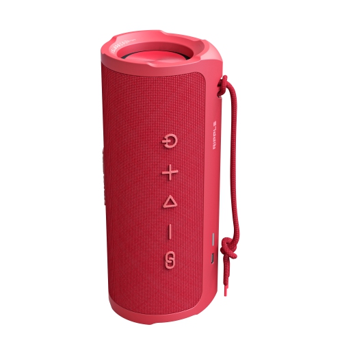 HIFUTURE  Ripple Wireless Speaker - Bluetooth 5.3 - 30W 2-Way System - Ipx7 Waterproof - In Red