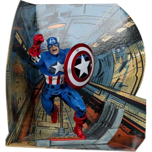 McFarlane Toys Captain America 1:10 Scale Marvel Comics Posed Figure