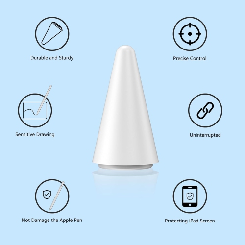 Stylus Pen for iPad, Active Pencil for Apple iPad 10th/9th/8th/7th/6th Generation, iPad Pro 11/12.9 inch, iPad Air 5th/4th/3th Gen, Replaceable