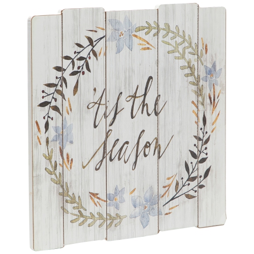 Décoration murale de Noël Tis la saison - 12&nbsp;po