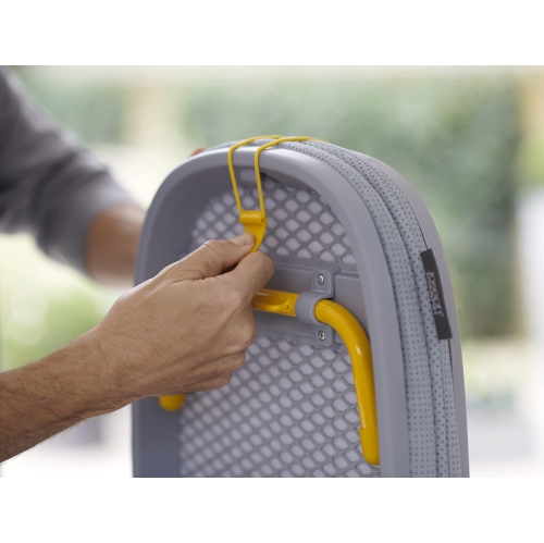 Joseph Joseph Pocket Folding Space-Saving, Compact Table-top Ironing Board Regular, Grey/Yellow
