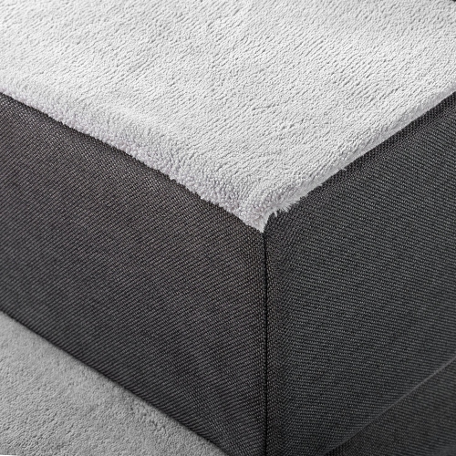 Zinus 4 Step Easy Pet Stairs/Pet Ramp/Pet Ladder/Grey, Large