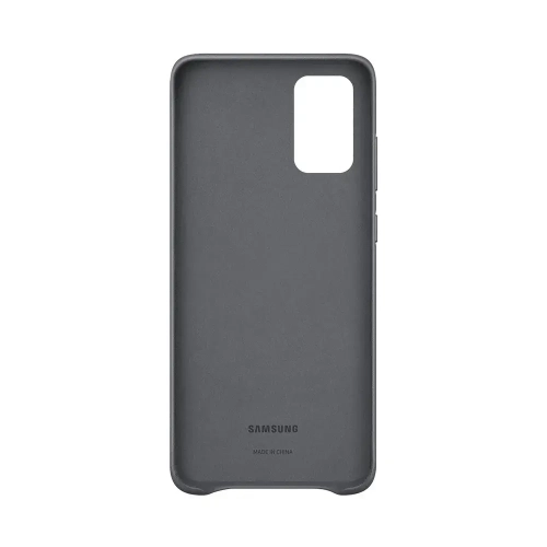 Samsung - Leather Cover Case for Galaxy S20+ and S20+ 5G - Gray