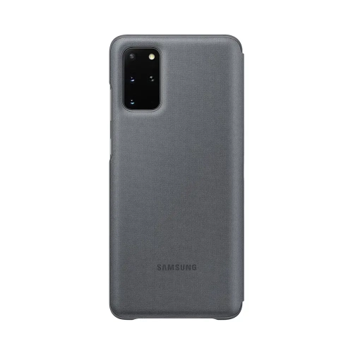 Samsung - LED Wallet Cover Case for Galaxy S20+ and S20+ 5G - Gray