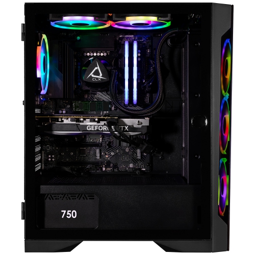 CLX SET Gaming PC - Liquid Cooled Intel Core i9 14900KF 3.2GHz 24-Core CPU, 32GB DDR5 Memory, RTX 4070 SUPER 12GB GDDR6X Graphics, 1TB SSD, 4TB HDD,