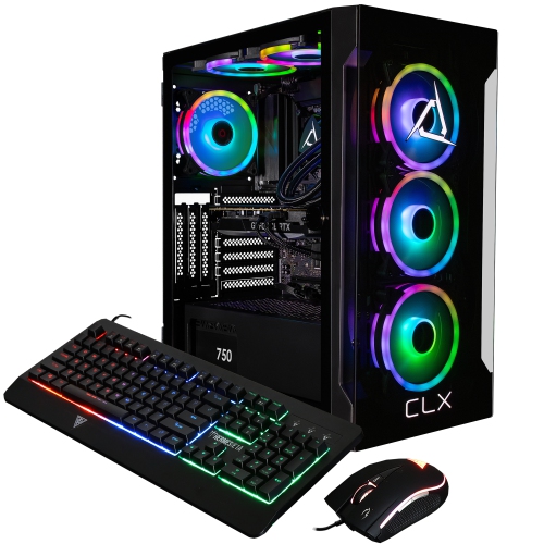 CLX SET Gaming PC - Liquid Cooled Intel Core i9 14900KF 3.2GHz 24-Core CPU, 32GB DDR5 Memory, RTX 4070 SUPER 12GB GDDR6X Graphics, 1TB SSD, 4TB HDD,