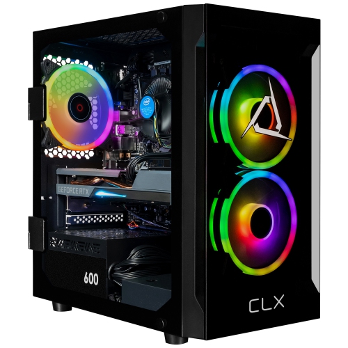 CLX  Set Gaming Desktop - Intel Core I5 14400F 2.5Ghz 10-Core Processor, 16GB Ddr5 Memory, Rtx 4060 8GB Gddr6 Graphics, 1Tb SSD, Wifi, Windows 11