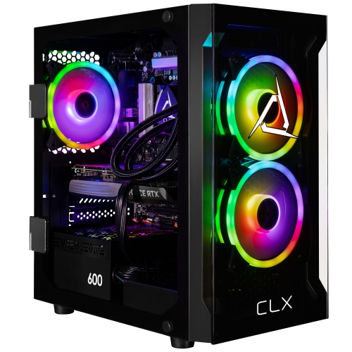 CLX SET Gaming PC - Liquid Cooled Intel Core i7 14700KF 3.4GHz 20-Core CPU, 32GB DDR5 Memory, RTX 4060 Ti 16GB GDDR6 Graphics, 1TB SSD, 4TB HDD,