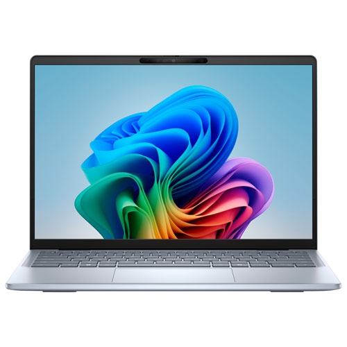 Refurbished - Dell Inspiron 14 Plus 14" Touchscreen Copilot+ PC Laptop - Ice Blue (Snapdragon X Plus/16GB RAM/512GB SSD)