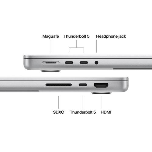 Apple MacBook Pro 14.2" (Fall 2024) - Silver (Apple M4 Max / 36GB RAM / 1TB SSD) - French