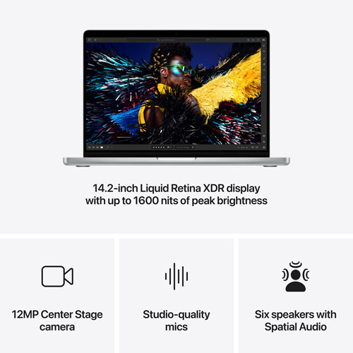 Apple MacBook Pro 14.2" (Fall 2024) - Silver (Apple M4 Max / 36GB RAM / 1TB SSD) - French