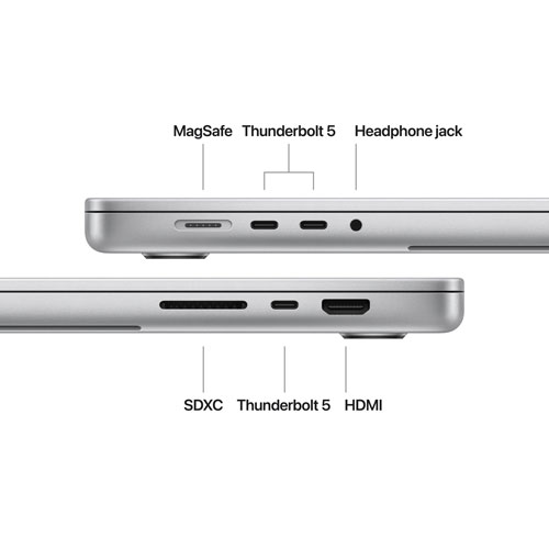 Apple MacBook Pro 16.2" (Fall 2024) - Silver (Apple M4 Max / 36GB RAM / 1TB SSD) - English