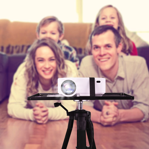 Support à trépied ajustable en aluminium TP20 de Vankyo pour projecteur - Noir