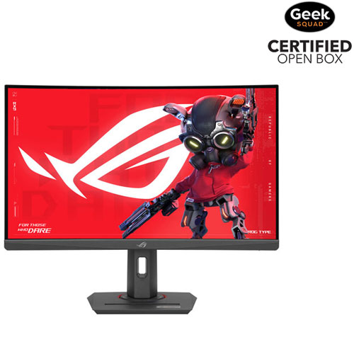 Open Box - ASUS ROG Strix 27" QHD 180Hz 1ms GTG Curved VA LED Gaming Monitor - Black