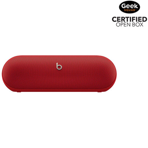 Boîte ouverte - Haut-parleur sans fil Bluetooth Pill de Beats By Dr. Dre - Rouge relevé