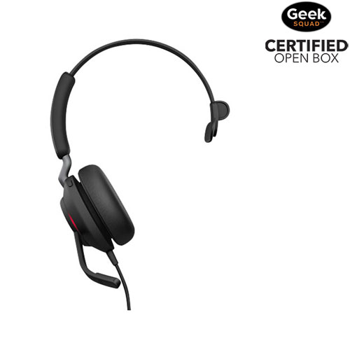 Boîte ouverte - Casque d'écoute à suppression du bruit Evolve2 40 SE de Jabra avec microphone - Noir