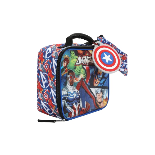 Marvel Avengers Kids 4 Piece Insulated Lunch Bag Set