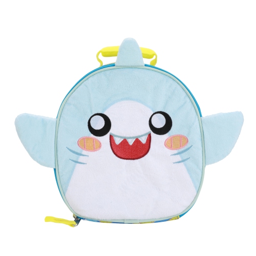 LankyBox Fuzzy Face 3-D Ears Kids Lunch Bag
