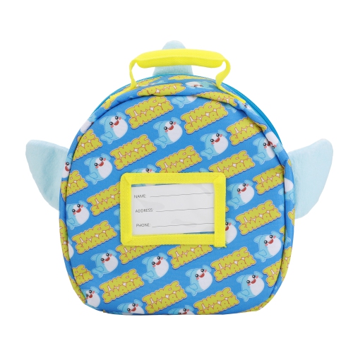 LankyBox Fuzzy Face 3-D Ears Kids Lunch Bag