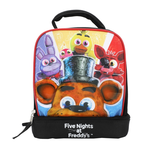 Five Nights at Freddy's Kids Dual Compartment Insulated Lunch Bag