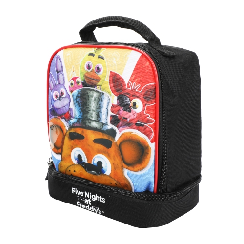Five Nights at Freddy's Kids Dual Compartment Insulated Lunch Bag