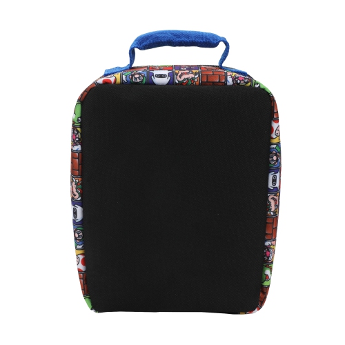 Super Mario Bros. Character Tiles Kids Dual Compartment Insulated Lunch Bag