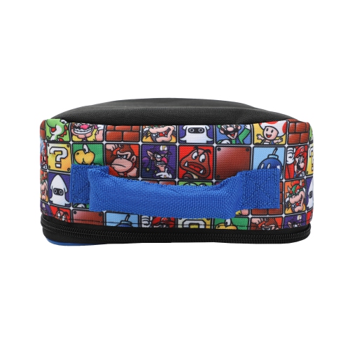 Super Mario Bros. Character Tiles Kids Dual Compartment Insulated Lunch Bag