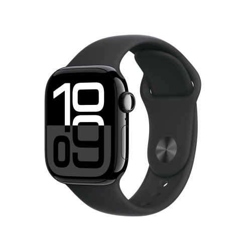 APPLE  Watch Series 10 [Gps 42MM Case] Smartwatch With Jet Aluminum Case With Sport Band - M/l In Black Will update this review in the future if it gets too intense as I use it with no case