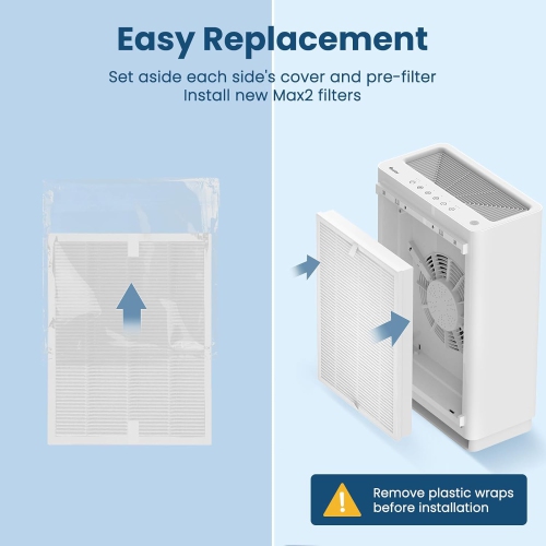 Filtre pour purificateur d'air VEWIOR, filtre de rechange pour purificateur d'air ClearAir-A7