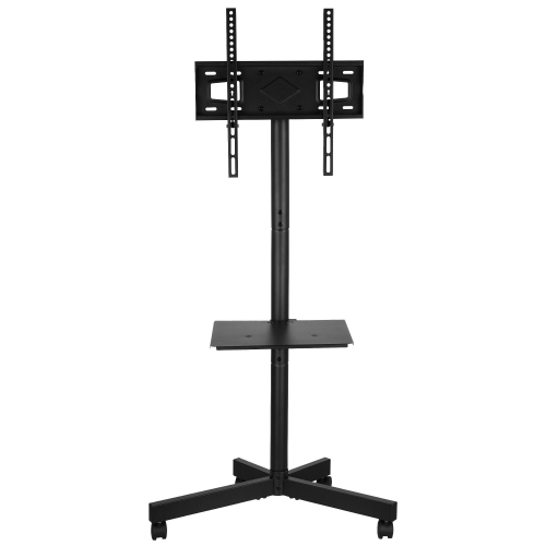 TV Stand Cart for 26"-60" Screens, Mobile TV Floor Stand with Laptop Tray Hold up to 88lbs and Max VESA 400x400mm