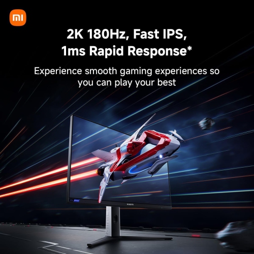 Xiaomi Mini-LED Gaming Monitor G Pro 27 inch HDR 1000 2K QHD 2560x1440, Fast IPS, 180Hz 1ms, 99% DCI-P3, AMD Freesync, Adjustable Angle, 2× HDMI 2.0,