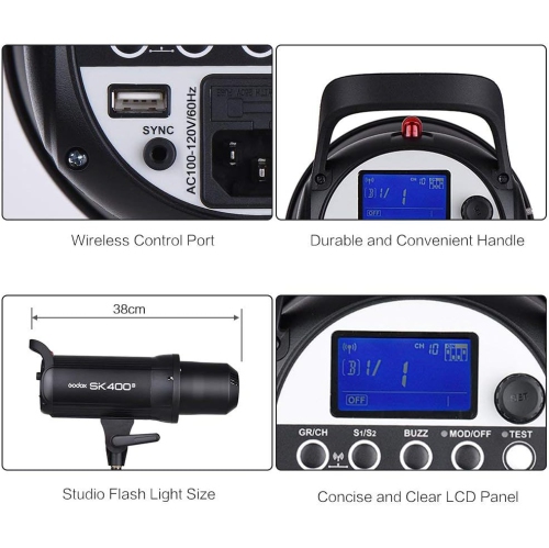 Refurbished - Godox SK400II Professional Studio Flash Strobe Light