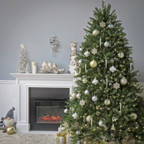 National Tree Company Artificial Full Christmas Tree, Green, Dunhill Fir, Includes Stand, 6 Feet,(DUH-60)