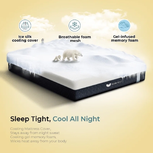 Heim Nest 10" Cooling Memory Foam Mattress, Full