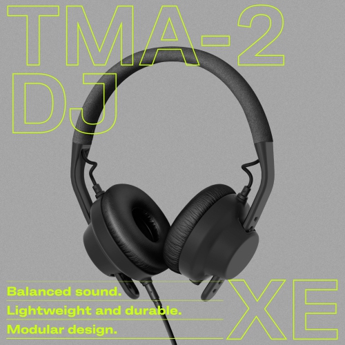 AIAIAI TMA-2 DJ XE On Ear Ultra Light Weight DJ Modular Headphones, Black