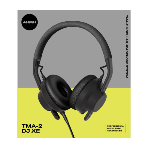 AIAIAI TMA-2 DJ XE On Ear Ultra Light Weight DJ Modular Headphones, Black