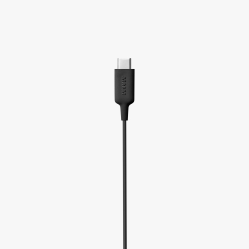 AIAIAI Tracks USB-C On Ear Headphones Adjustable Headband, Three-Button Controls with mic, Black