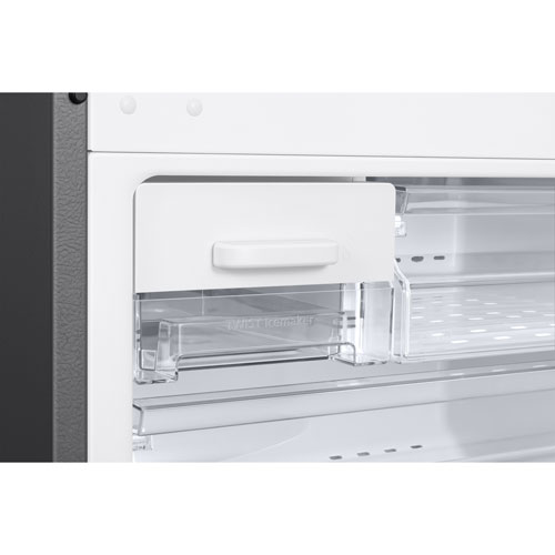 Réfrigérateur à congélateur inférieur 15 pi³ 28 po avec distributeur de glaçons de Samsung - Acier inoxydable