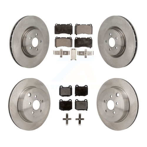 Front Rear Brake Rotors Semi-Metallic Pad Kit For Subaru BRZ Toyota 86 With Brembo Brakes K8F-104181