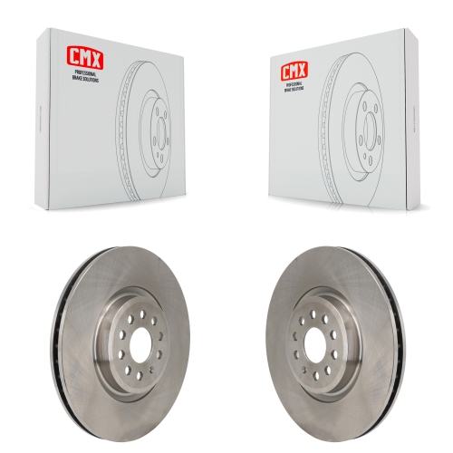 Front Disc Brake Rotors Pair For Volkswagen ID.4 Audi Q4 e-tron Sportback K8-102619