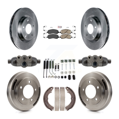 Brake Pads And Rotors Kit Toyota Yaris Front Rear Disc Brake