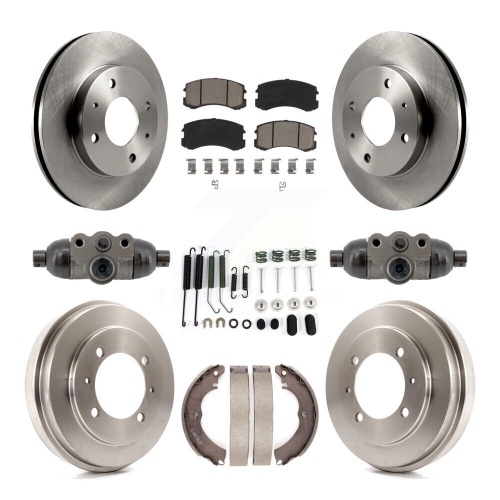 Ensemble de tambours et tambours en céramique pour rotor de frein arrière avant pour Mitsubishi Lancer LS Diamond K8C-103796 2007