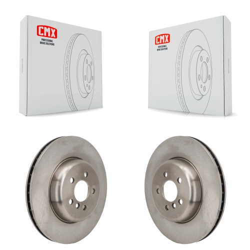CMX  Front Brake Rotors Pair for Bmw X5 I4 X6 530I Xdrive 540I 530E 540D With Standard Brakes K8-102618
