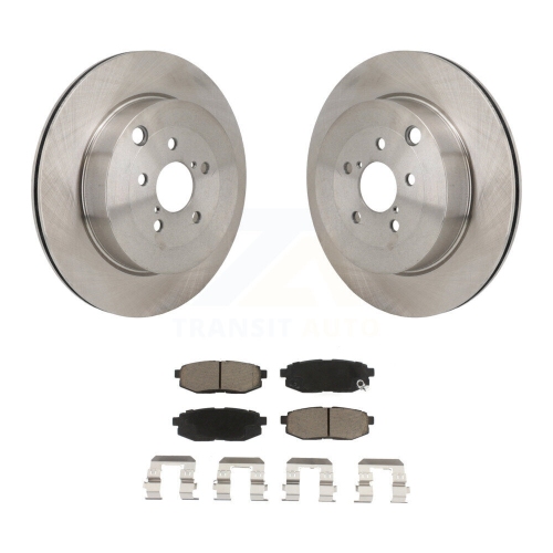 CMX  Rear Disc Brake Rotors And Ceramic Pads Kit for 2017 Subaru Brz Base With Brembo Brakes K8C-103728