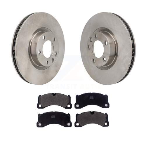 TRANSIT AUTO  Front Disc Brake Rotors And Semi-Metallic Pads Kit for Volkswagen Touareg Porsche Cayenne K8F-104374